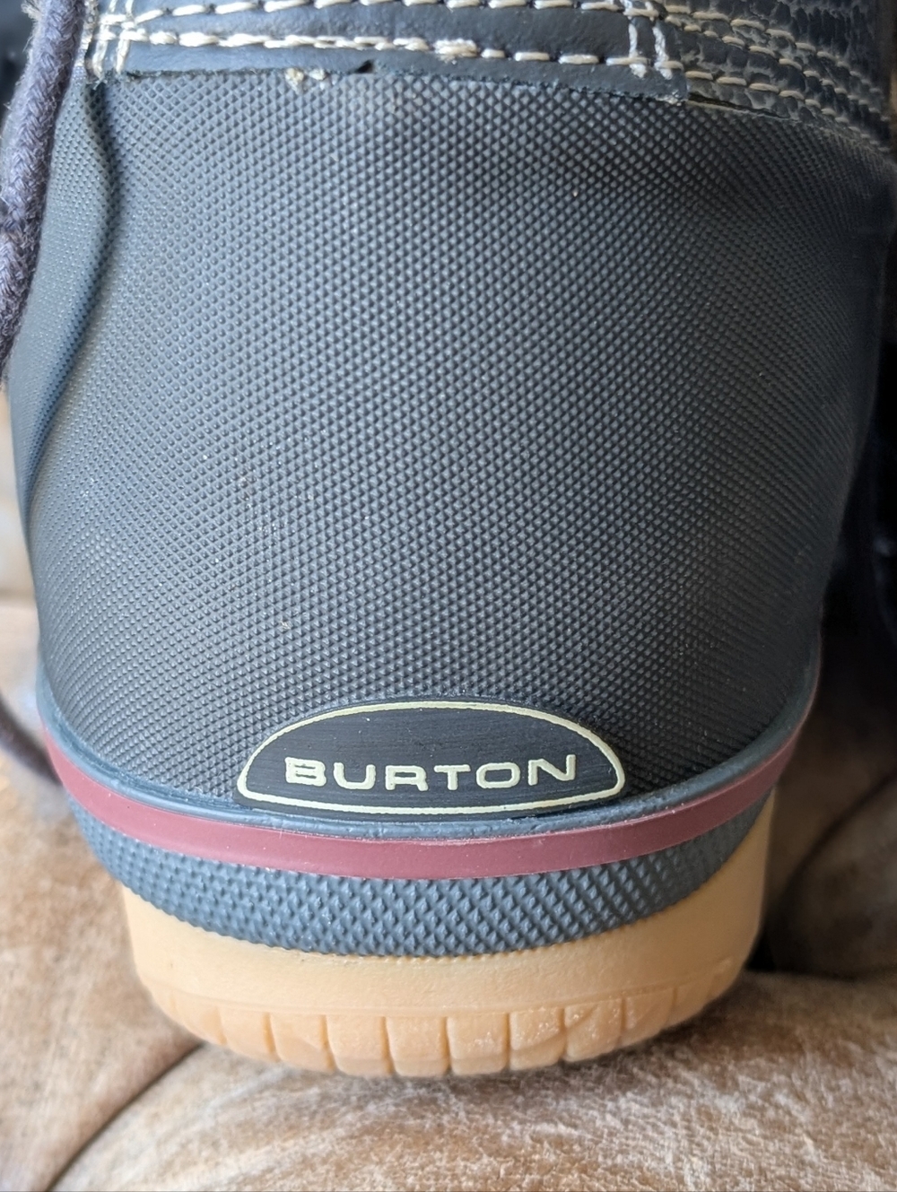 Vintage Burton Work Snowboard Boots Size 8 Never Worn Leather Winter Snow - Picture 6 of 13